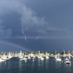 North Shore Rocked by Lightning and Thunderstorms Tuesday Afternoon
