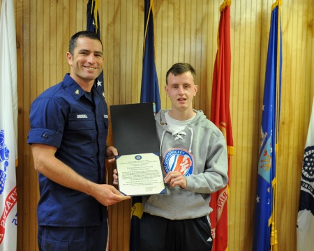 Coast Guard Station Gloucester honors one-of-a-kind Shipmate
