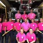 Gloucester Fire Department Wears Pink Shirts to Support Breast Cancer Awareness Month