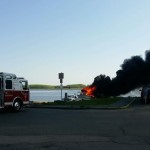 Newburyport Fire Department Extinguishes Boat Fire at Cashman Park – 8:30 a.m. Friday Morning