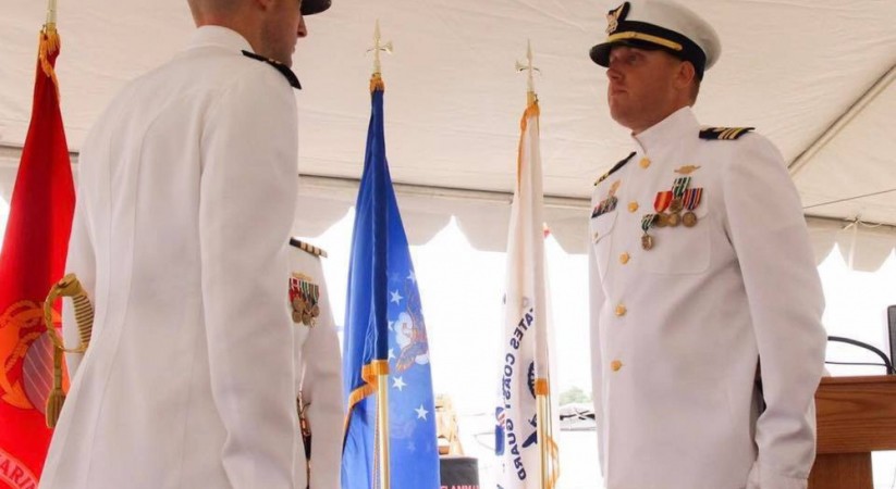 Gloucester Coast Guard cutter holds time-honored change of command ceremony