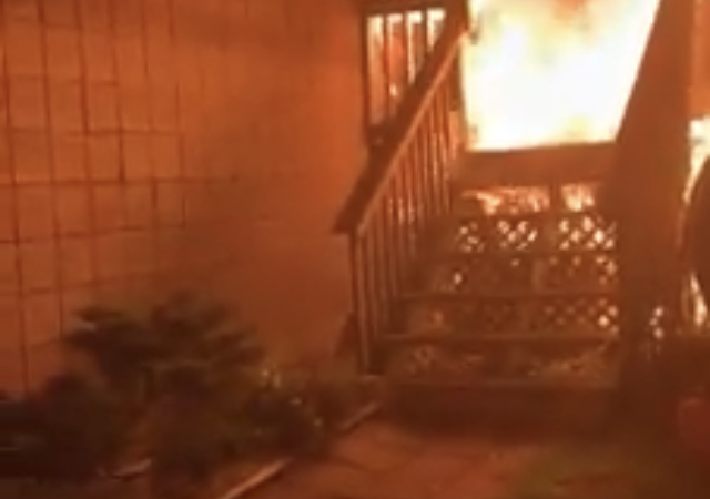 Gloucester Fire Department Extinguishes Deck Fire