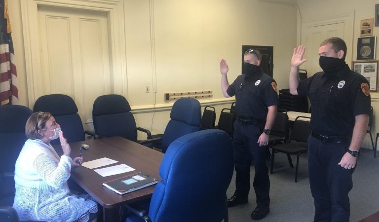 Gloucester Fire Department Swears in New Firefighter Recruits