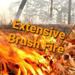 9:45 a.m.:  Tweet from the Lynn Fire Department:- “Extensive Brush Fire”