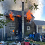 Ipswich Fire Department Extinguishes Two-Alarm House Fire