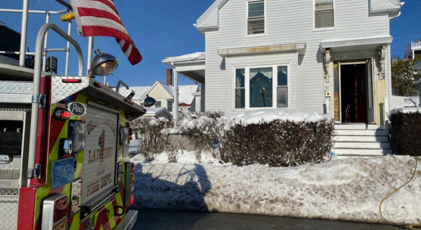 Gloucester Fire Department Battles Building Fire