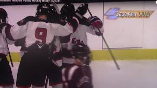 (Video highlights ) NEC Hockey:  Marblehead Hands Gloucester First Loss of the Season, 6 to 4