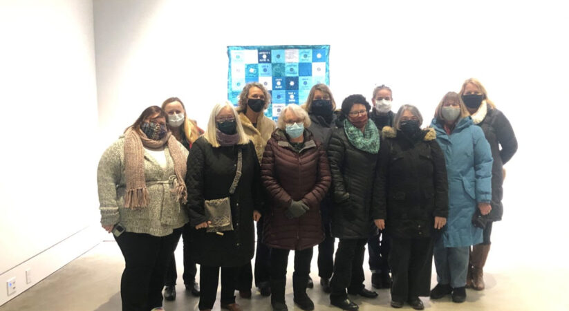 Cape Ann Museum Invites Gloucester’s COVID-19 Contact Tracing Team for Private Visit to Pandemic Memorial Art Installation