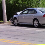 (Photos) Single-Car Crash on Essex Ave. in Gloucester Sends One to Hospital