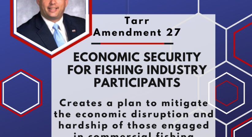 (Video) Senate Adopts Tarr Amendment to Help Fisheries Workers; Budget Depate Update