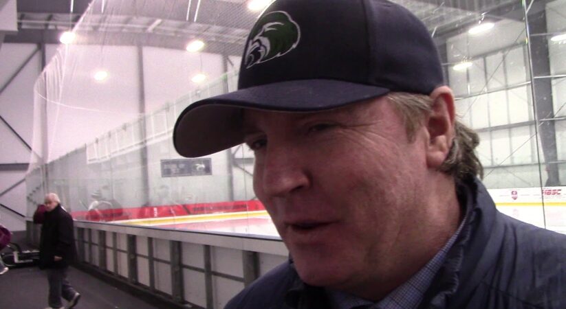 (Audio) Post-game, Pre-game with Essex Tech Hockey Coach Mark Leonard:  251 and Counting