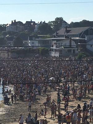 (Photos) Crowds Bigger Than Ever at Gloucester’s Greasy Pole Event