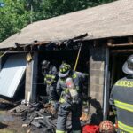 Gloucester Fire Department Extinguishes Garage Fire on Washington Street – Photos
