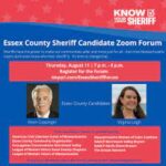 Sunday Politics: Hear from Essex County Sheriff Candidates – Kevin Coppinger & Virginia Leigh – Voter Information – Interviews & Forum