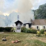 Merrimac Fire Department Battles Three-Alarm House Fire Sunday Afternoon – Photos