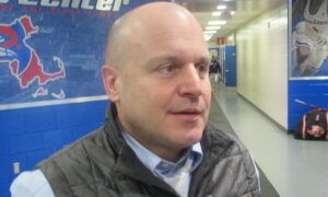 (Audio)  Post-game, Pre-game with St. John’s Prep Hockey Coach Kristian Hanson – Another Road Trip for Game 2