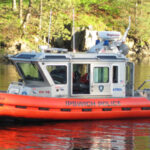 Ipswich Marine Patrol Unit Safely Removes Floating Navigational Hazard from Plum Island Sound Waters