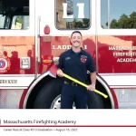 North Reading Fire Department’s Chris Jacobson Graduates from MA Firefighting Academy