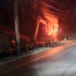 (Photos) Hamilton Police Department Asking for Information Following Fire That Destroyed Excavator on Bridge Street
