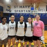 St. Mary’s Girls Basketball in MIAA D3 – State Semifinal Game Tuesday vs. Foxborough – Video Interviews – Photos
