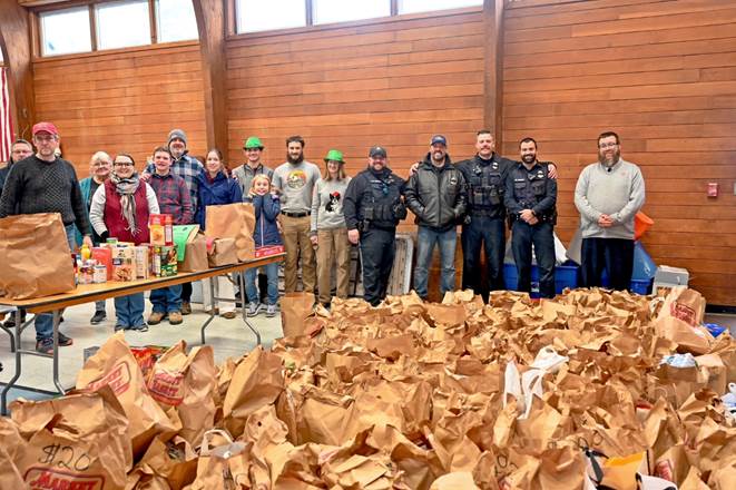 Newburyport Police Department Collects Nearly $6,000 in Donations During 19th Annual Food Drive