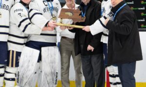 (Audio) Post-game, Post-season with Winthrop High School Boys’ Hockey Coach Dale Dunber – Celebrating the D4 State Champion Vikings!