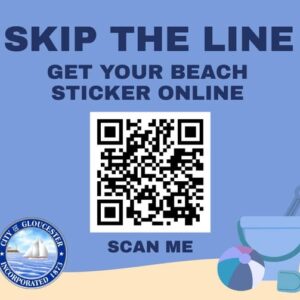Gloucester Beach Stickers Now Availalbe