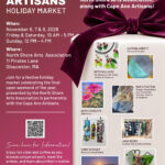 Cape Ann Artisans Holiday Market with North Shore Arts Association