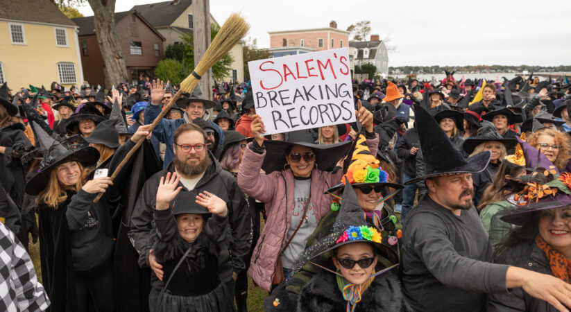 2700 Witches Descend on Salem for Witch Hats on the Wharf Celebration